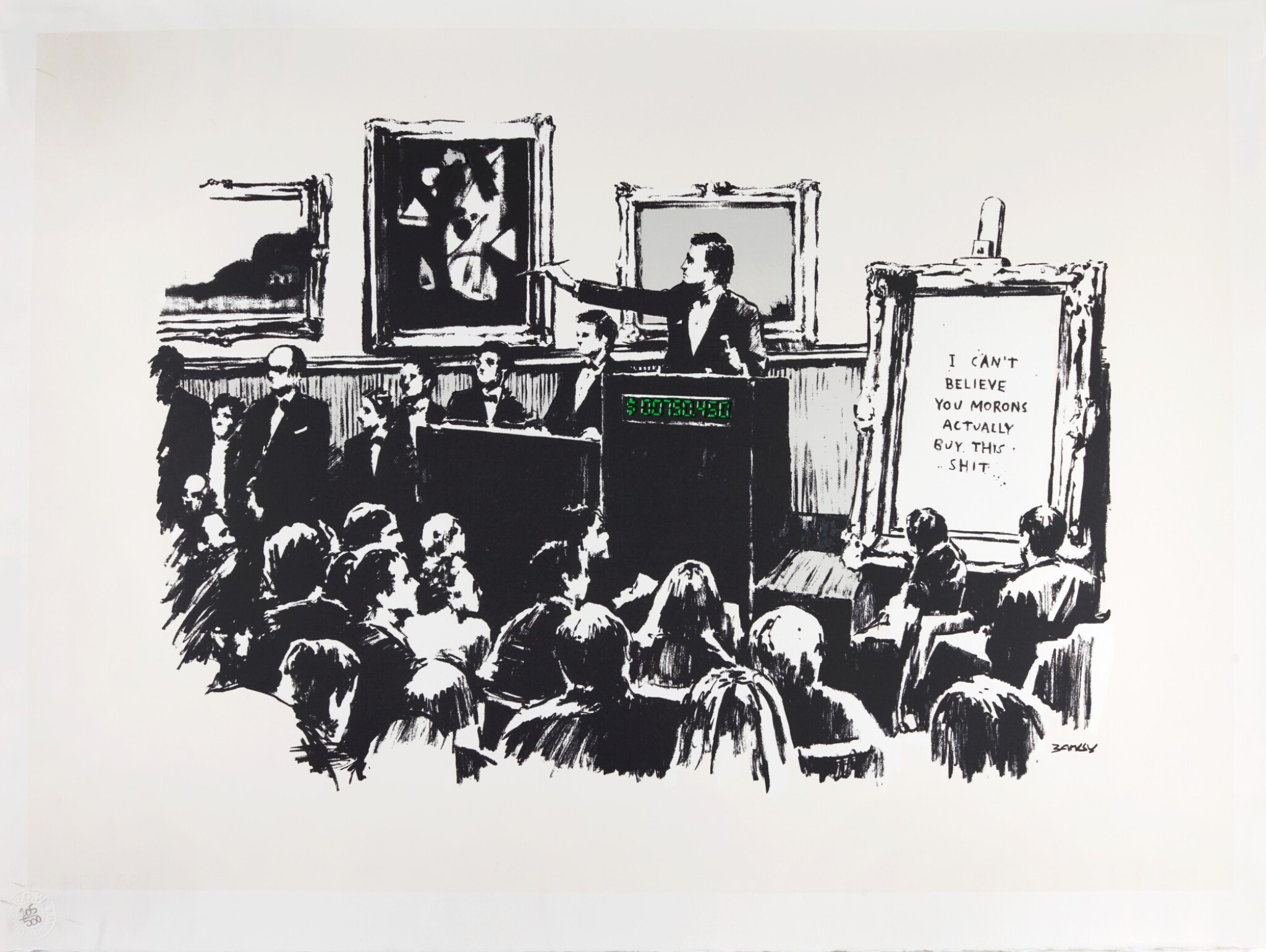 BANKSY'S "MORONS"
